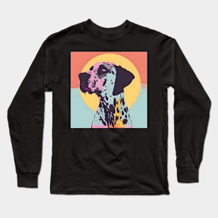 Great Dane in 70's Long Sleeve T-Shirt